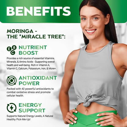 Rosabella Moringa Powder Capsules (Buy 1 Get 1 Free)